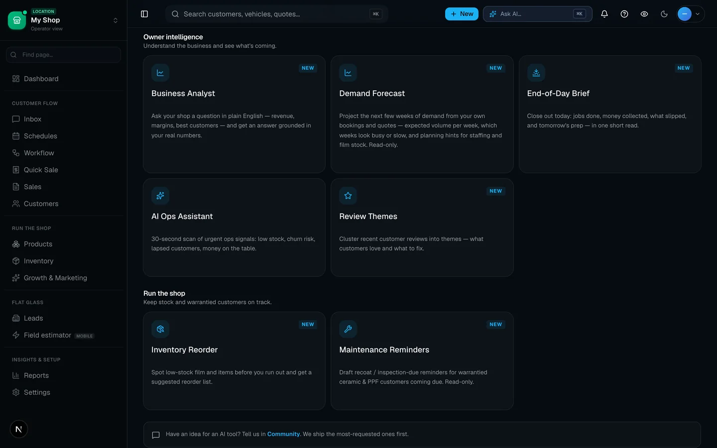 Owner intelligence — app.salesthumb.com